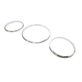 Cruscotto strumentazione anelli per Mercedes-Benz Classe C W202 93-95 cromato