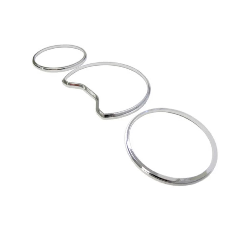 Cruscotto strumentazione anelli per Mercedes-Benz Classe E W210 96-00 cromato