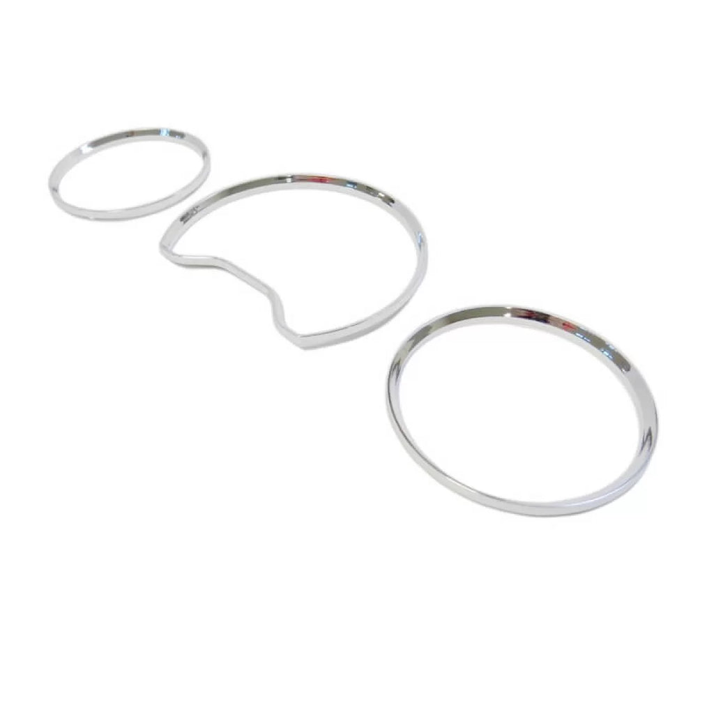 Cruscotto strumentazione anelli per Mercedes-Benz Classe E W210 96-00 cromato