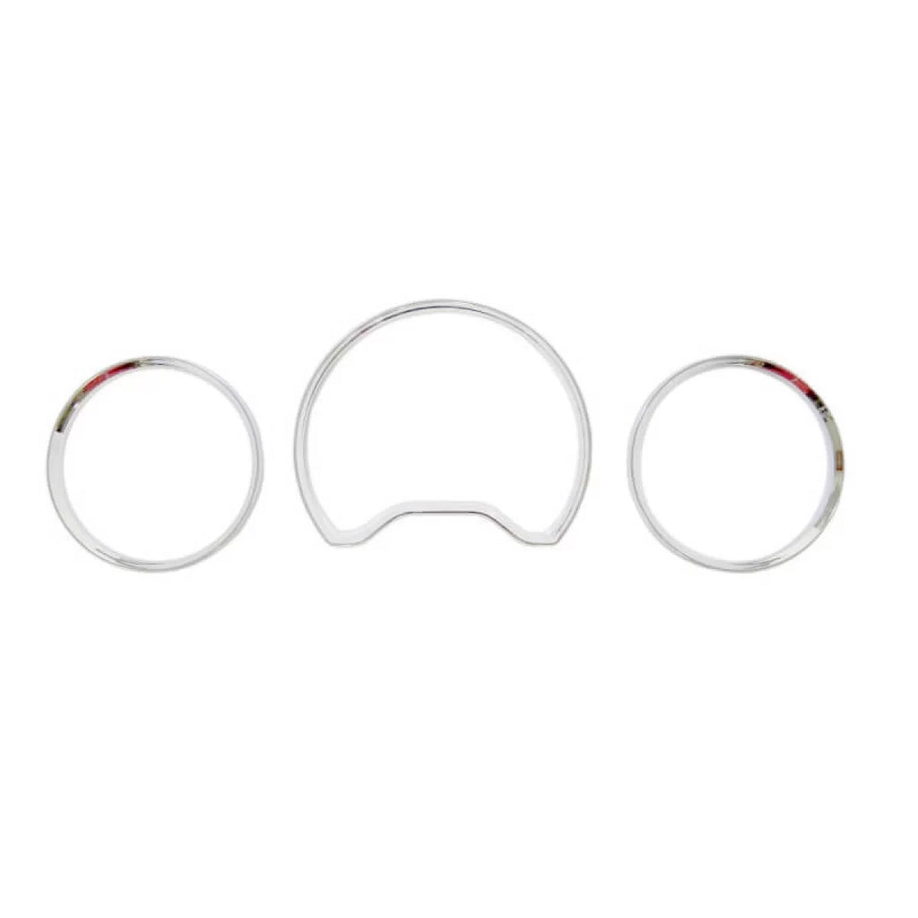 Cruscotto strumentazione anelli per Mercedes-Benz Classe E W210 96-00 cromato