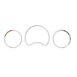 Cruscotto strumentazione anelli per Mercedes-Benz Classe E W210 96-00 cromato