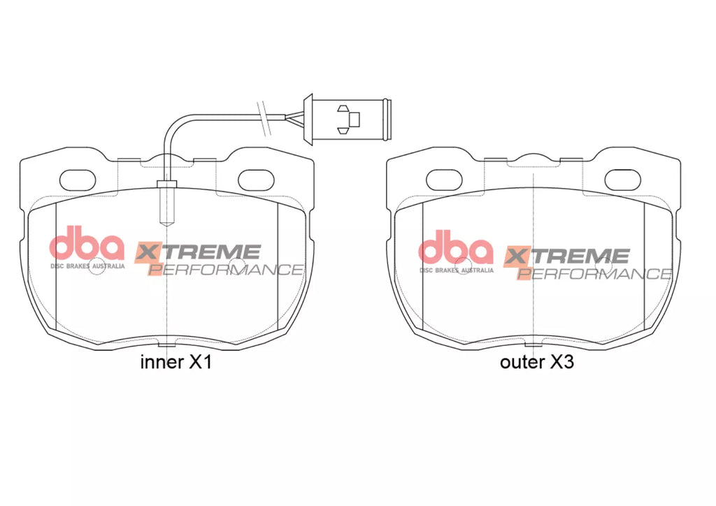 Pastiglie freni Xtreme Performance - Front - Land Rover Defender 90 1990-1991 / Land Rover Discovery 1 1989-1998 / Land Rover Range Rover 1989-1996 / LTI Fairway Driver 1993-1998 (+2 modelli)
