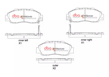 Carica l'immagine nel visualizzatore di Gallery, Pastiglie freni Xtreme Performance - Front - Honda Accord 1991-2003 / Honda Ascot 1993-1998 / Honda CR-V Mk1 1997-2002 / Honda Civic (6th Gen) EK9 1998-2001 (+16 modelli)