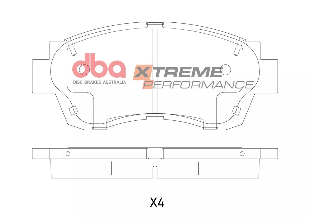 Pastiglie freni Xtreme Performance - Front - Toyota Altezza SXE10 1998-2005