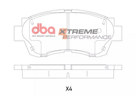 Pastiglie freni Xtreme Performance - Front - Toyota Altezza SXE10 1998-2005