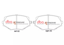 Pastiglie freni Xtreme Performance - pastiglia 12,3 mm - asse anteriore - Mazda MX5 (Mk1) (NA) 1994-1998 / Mazda MX5 (Mk2) (NB) 1998-2005