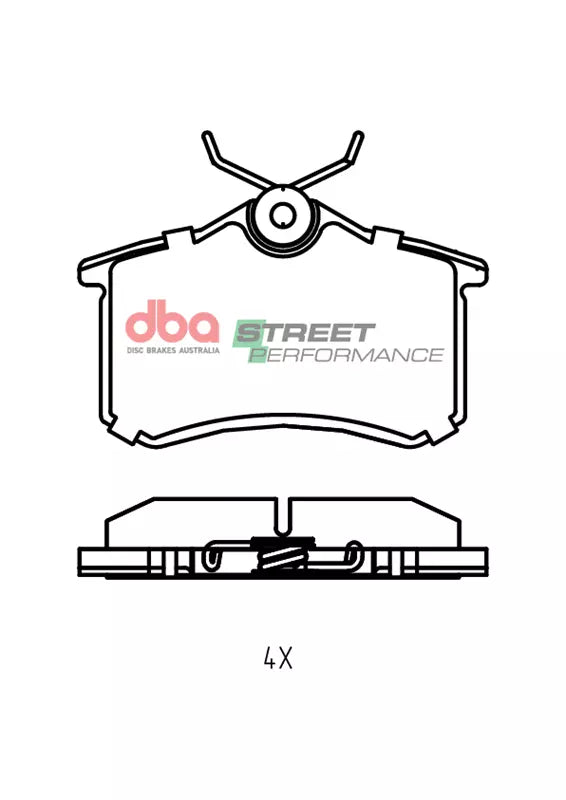 Pastiglie freni Street Performance - Rear - Audi A1 8X 2010-2018 / Audi A1 GB 2018 / Audi A2 8Z 2002-2005 / Audi A3 8P 2006-2013 / Audi A3 Cabrio 8P 2008-2013 / Audi A3 quattro 8P 2004-2007 (+152 modelli)