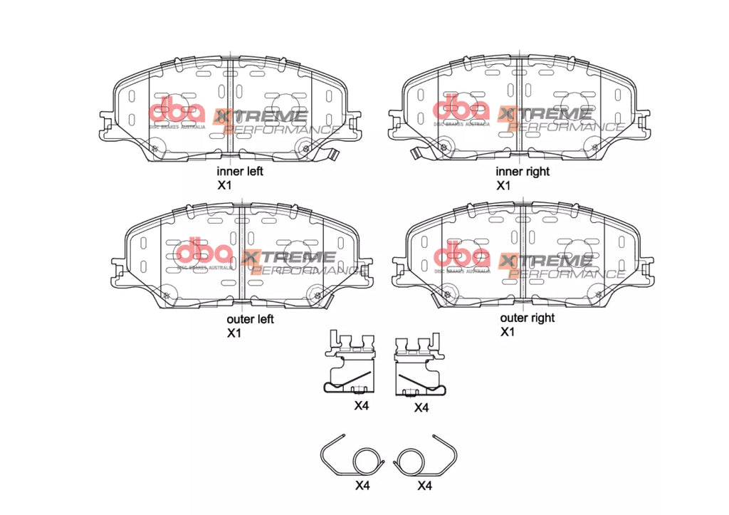 Pastiglie freni Xtreme Performance - asse anteriore - Isuzu D-MAX 2020
