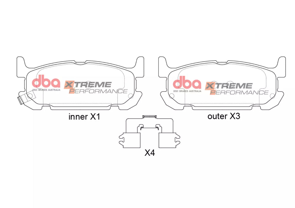 Pastiglie freni Xtreme Performance - Mazda MX5 (Mk2) (NB) Sport NB 2001-2005
