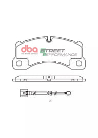 Pastiglie freni Street Performance - asse anteriore - Porsche Cayenne (92A) 2010-2017 / Porsche Cayenne (9PA) 2007-2010 / Porsche Macan 2014-2015 / Porsche Panamera (970) 2009-2016 (+2 modelli)