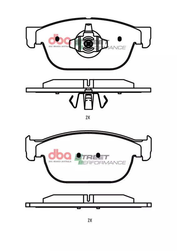 Pastiglie freni Street Performance - Front - Volvo S60 (Mk3) B4 2020 / Volvo S60 (Mk3) B5 2020 / Volvo S60 (Mk3) T4 2019 / Volvo S60 (Mk3) T5 2018 / Volvo S60 (Mk3) T6 2018 (+37 modelli)