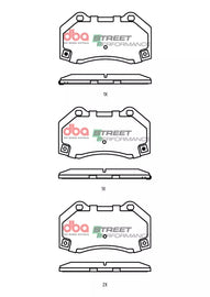 Pastiglie freni Street Performance - Front - Abarth 124 Spider 2016-2019 / Mazda MX5 (Mk4) (ND) 2019 / Mazda MX5 RF 2019