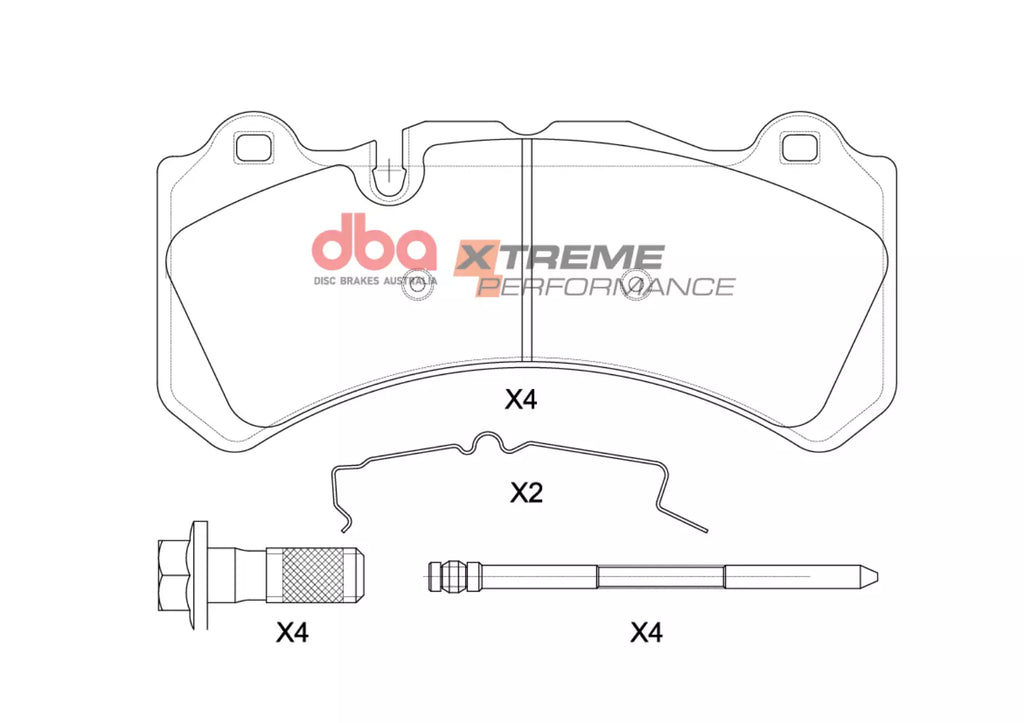 Pastiglie freni Xtreme Performance - asse anteriore - Ford Ranger (4th Gen) 2023-2025 / Volkswagen Amarok (Mk2) 2022