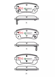 Pastiglie freni Street Performance - Front - Hyundai Accent 2006-2011 / Hyundai Kona 2017-2019 / Hyundai Tucson Mk3 2015-2020 / Hyundai i-20 PB 2008-2015 / Hyundai i-30 FD 2007-2012 (+8 modelli)