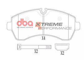 Pastiglie freni Xtreme Performance - asse anteriore - Mercedes-Benz Sprinter 211D 2018 / Mercedes-Benz Sprinter 214D 2018 / Mercedes-Benz Sprinter 311D 2018 / Mercedes-Benz Sprinter 314D 2018 (+20 modelli)