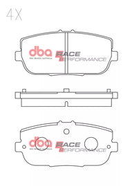 Pastiglie freni Race Performance - Abarth 124 Spider 2016-2019 / Fiat 124 Spider 2016-2019 / Mazda MX5 (Mk3) (NC) 2005-2015 / Mazda MX5 (Mk4) (ND) 2015-2019 (+1 modelli)
