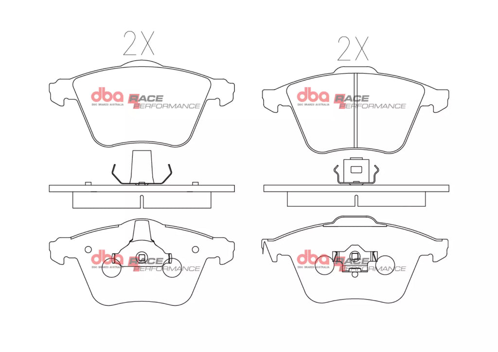 Pastiglie freni Race Performance - asse anteriore - Ford Focus (Mk2) 2005-2011 / Ford Focus XR5 2005-2011 / Mazda 3 BK 2006-2009 / Mazda 3 BL 2009-2013 / Opel Signum 2006-2008 (+17 modelli)