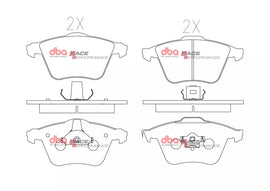 Pastiglie freni Race Performance - asse anteriore - Ford Focus (Mk2) 2005-2011 / Ford Focus XR5 2005-2011 / Mazda 3 BK 2006-2009 / Mazda 3 BL 2009-2013 / Opel Signum 2006-2008 (+17 modelli)