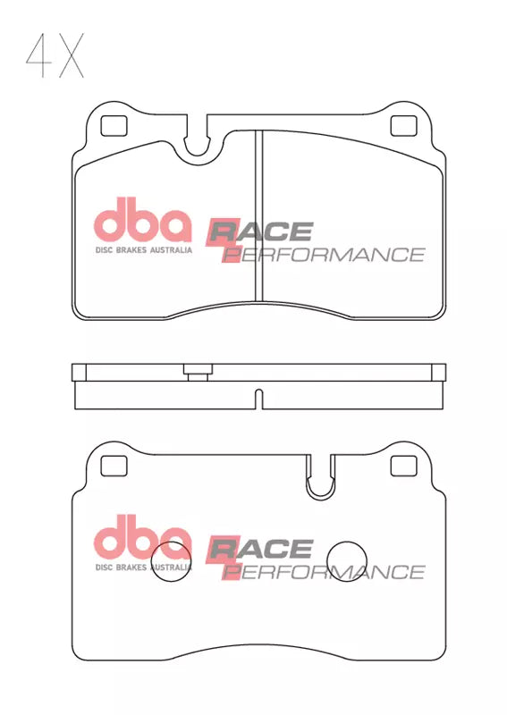 Pastiglie freni Race Performance - AC MK 6 2009 / Aston Martin DB9 2003-2012 / Aston Martin Vantage 2004-2012 / BMW B10 (E39) 2002-2004 / Chevrolet Camaro (5th Gen) 2014-2015 (+17 modelli)