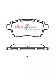 Pastiglie freni Street Performance - Rear - Renault Espace (Mk5) 2015-2018 / Renault Fluence 2010-2016 / Renault Grand Scenic 2009-2018 / Renault Megane CC (Mk3) 2010-2016 (+12 modelli)