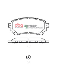 Pastiglie freni Street Performance - Front - Mazda 6 GJ 2012-2016 / Mazda 6 GL 2016-2018