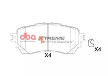 Carica l'immagine nel visualizzatore di Gallery, Pastiglie freni Xtreme Performance - asse anteriore - Mazda 6 GJ 2012-2016 / Mazda 6 GL 2016-2018