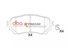 Pastiglie freni Xtreme Performance - asse anteriore - Mazda 6 GJ 2012-2016 / Mazda 6 GL 2016-2018