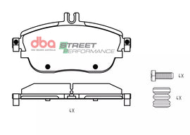 Pastiglie freni Street Performance - asse anteriore - Infiniti Q30 2016-2020 / Infiniti QX30 2017-2020 / Mercedes-Benz A-Class (W176) A160 2016-2018 / Mercedes-Benz A-Class (W176) A160D 2013-2018 (+37 modelli)