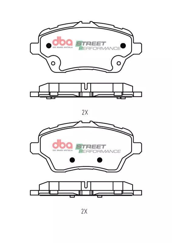 Pastiglie freni Street Performance - asse anteriore - Ford B-Max 2012-2017 / Ford Fiesta (Mk7) 2012-2017 / Ford Fiesta (Mk8) 2017 / Ford Fiesta Active 2017-2018 / Ford Fiesta Sport Van 2018 (+3 modelli)