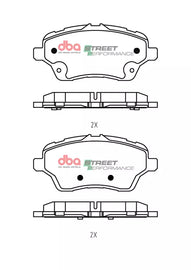 Pastiglie freni Street Performance - asse anteriore - Ford B-Max 2012-2017 / Ford Fiesta (Mk7) 2012-2017 / Ford Fiesta (Mk8) 2017 / Ford Fiesta Active 2017-2018 / Ford Fiesta Sport Van 2018 (+3 modelli)