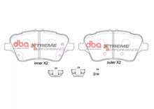 Carica l'immagine nel visualizzatore di Gallery, Pastiglie freni Xtreme Performance - asse anteriore - Ford B-Max 2012-2017 / Ford Fiesta (Mk7) 2012-2017 / Ford Fiesta (Mk8) 2017 / Ford Fiesta Active 2017-2018 / Ford Fiesta Sport Van 2018 (+3 modelli)