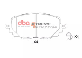 Kit dischi e pastiglie Xtreme Performance T3 scanalato - Mazda MX5 (Mk4) (ND) 2015 / Mazda MX5 RF 2017