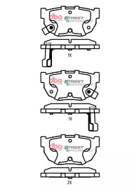 Pastiglie freni Street Performance - Rear - Nissan 200SX (S13) 1988-1995 / Nissan 200SX (S14) 1993-1999 / Nissan Silvia (S14) 1993-1999 / Nissan Silvia (S15) 1999-2002