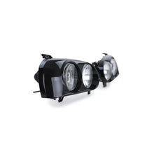 DE doppio fari anteriori H1 H3 nero coppia per VW Golf 3 91-97