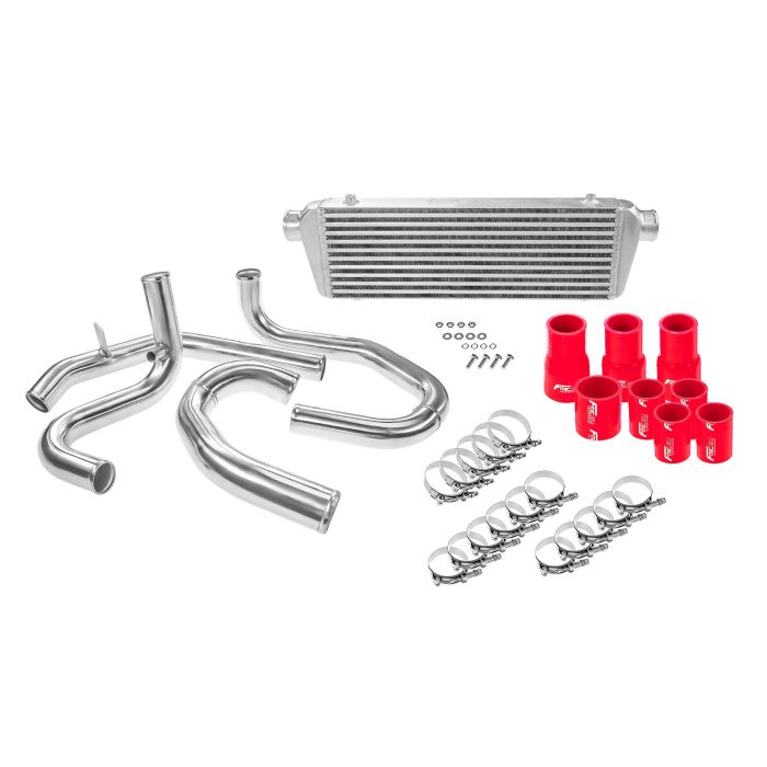 Intercooler Maggiorato VW Golf 4 Jetta 1.8T (2000-2005) FMIC.EU Kit Completo – Vari Colori – Rosso