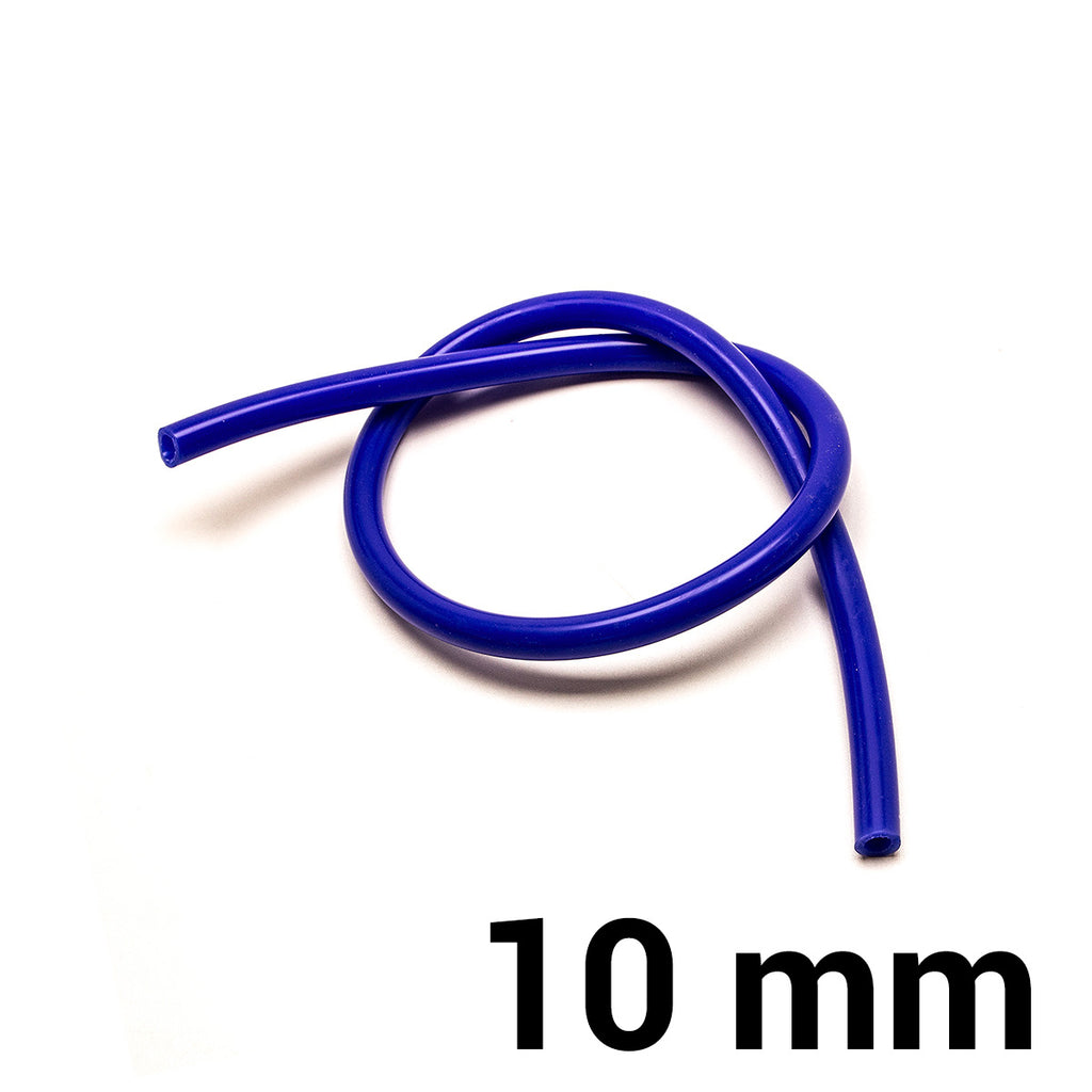 Tubo in silicone per depressione al metro — 10 mm / Blu