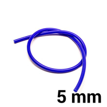 Carica l'immagine nel visualizzatore di Gallery, Tubo in silicone per depressione al metro — 5 mm / Blu