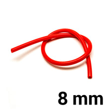 Carica l'immagine nel visualizzatore di Gallery, Tubo in silicone per depressione al metro — 8 mm / Rosso