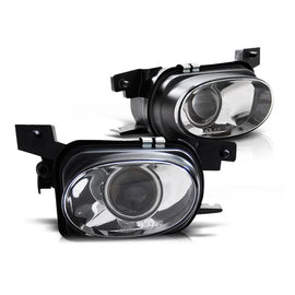 A design Fendinebbia kit con trasparente per Mercedes Classe E W211 2003-2006 cromato, sinistro + destro