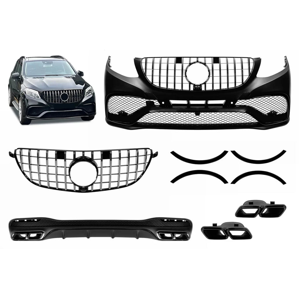 A design GLE63 stile Body kit per Mercedes GLE W166 2015-2019