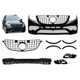 A design GLE63 stile Body kit per Mercedes GLE W166 2015-2019