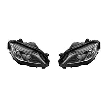 Carica l'immagine nel visualizzatore di Gallery, Nuovo design LED faro anteriore tuning kit per Mercedes Classe C W205, S205 2014-2018 con cromato base, sinistro