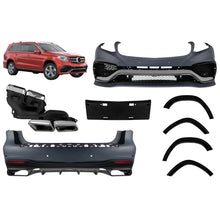 Carica l'immagine nel visualizzatore di Gallery, A design kit tipo 63 per Mercedes GLS X166 2015-2018 con cromato elementi e Terminali di scarico