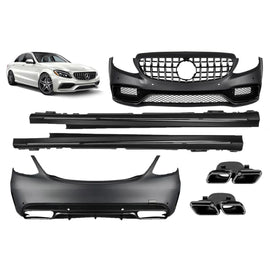 A design kit tipo C63 per Mercedes Classe C W205 berlina 2013-2019
