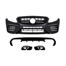 An A design kit tipo E63 per Mercedes Classe E C238 coupe, A238 cabrio 2017-2019 con nero Terminali di scarico, per il