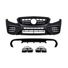 A design kit tipo E63 per Mercedes Classe E C238 coupe, A238 cabrio 2017-2019 con cromato terminali, per il modello