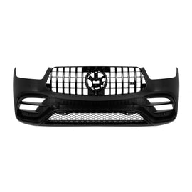 A design kit tipo GLE63 per Mercedes GLE SUV W167 2018-2023, con Nero lucido elementi, LED fari anteriori, e LED fanali
