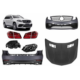 A design kit tipo GLS63 per Mercedes GL X166 2011-2015 conversione a GLS X166