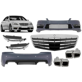 A design kit tipo S63 per Mercedes Classe S W221 2006-2013 per corto e lungo passo, senza thresholds