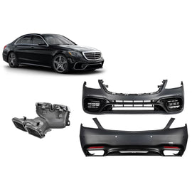 A design kit tipo S63 per Mercedes Classe S W222 2017-2020, senza Minigonne